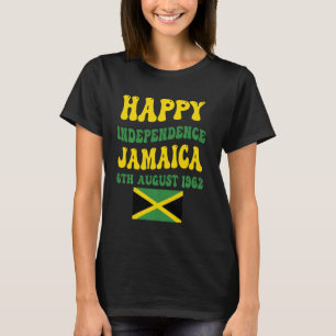 Jamaica Independence day Proud Jamaican Flagga A T Shirt