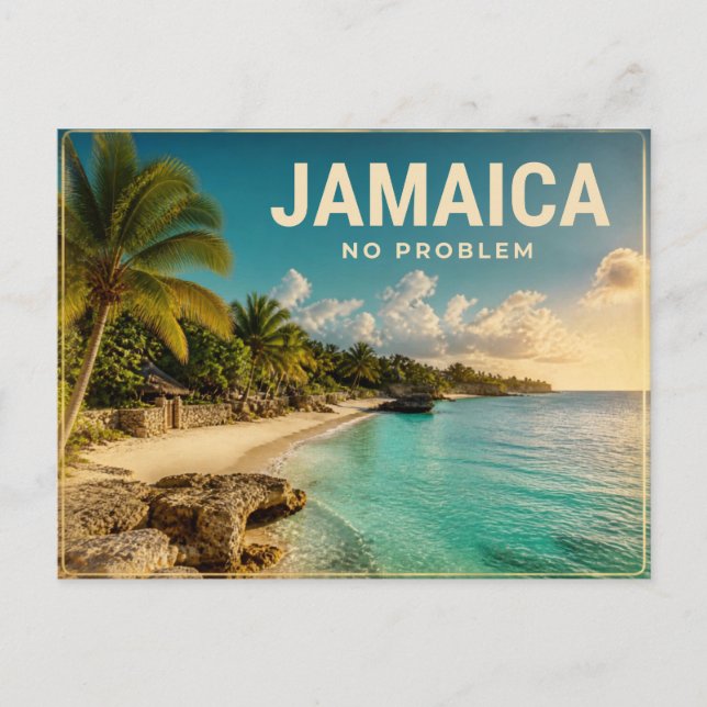 Jamaica Inget Problem Postkort Vykort (Framsida)