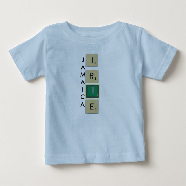 JAMAICA IRE ONE BIET BABY OUTFIT. TEE SHIRT (Framsida)
