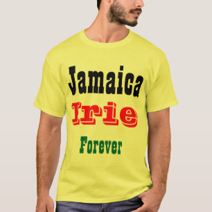 Jamaica irie för all framtid t-shirts
