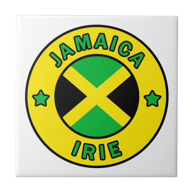 Jamaica Irie Kakelplatta (Framsidan)