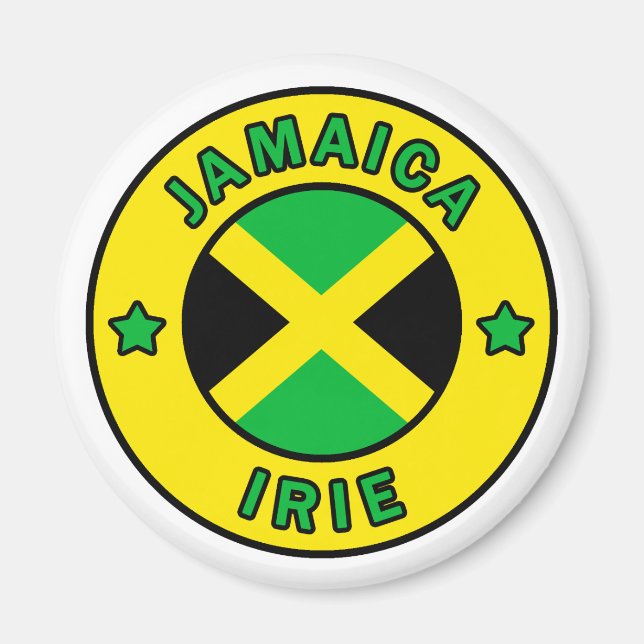 Jamaica Irie Magnet (Framsidan)