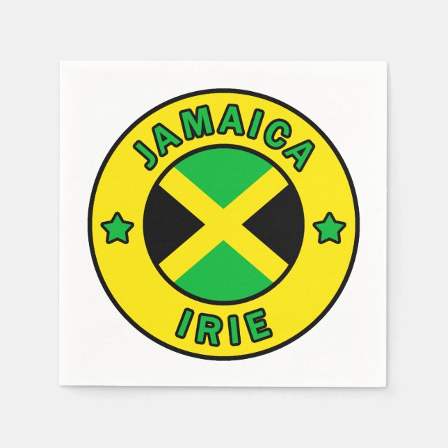 Jamaica Irie Pappersservett (Framsidan)