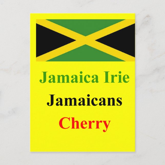 Jamaica irie vykort (Framsida)