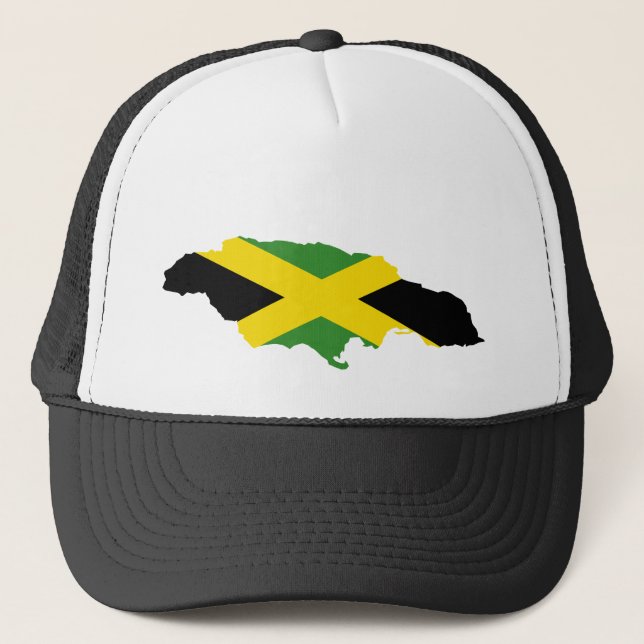 Jamaica Island - Proud Jamaicans Cap Truckerkeps (Framsida)