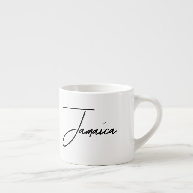 Jamaica Island Vibes Tropical Paradise Souvenir Co Espressomugg (Höger)