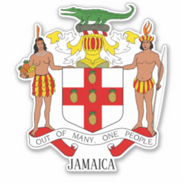 Jamaica Jackar Arm Patriotic Klistermärken