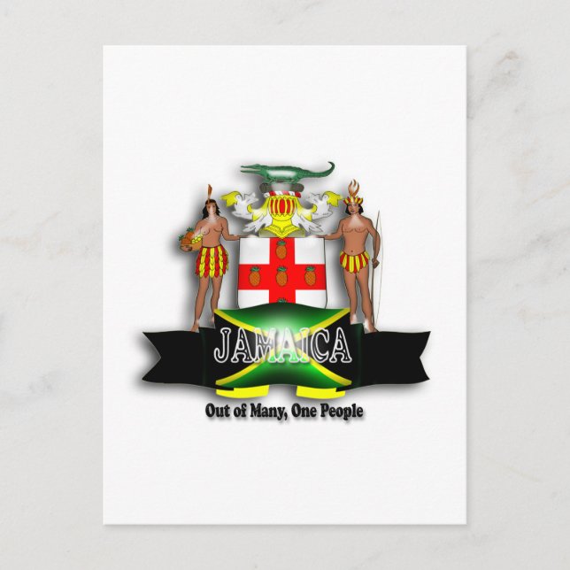 Jamaica Jackar Arm Postcard Vykort (Framsida)