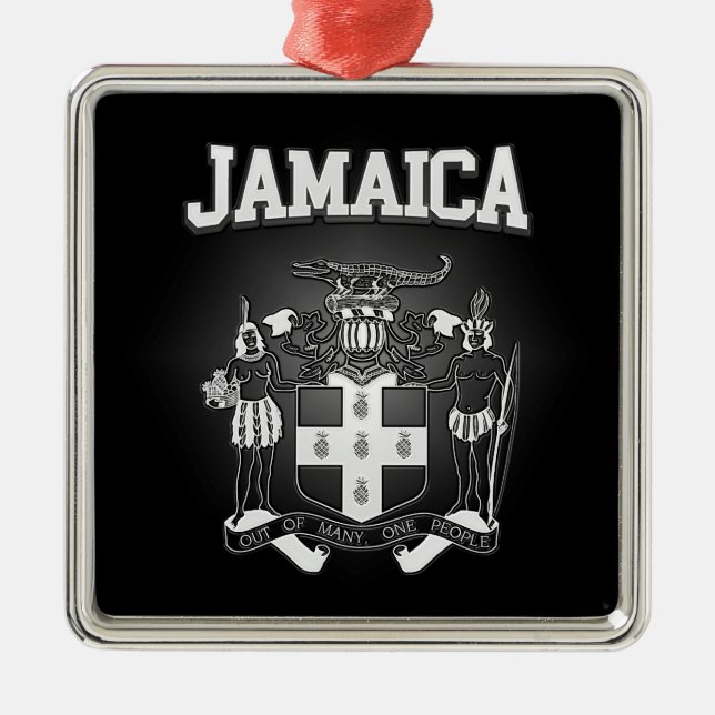 Jamaica Jackar av Arm Julgransprydnad Metall (Framsidan)