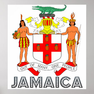 Jamaica Jackar av Arm Poster
