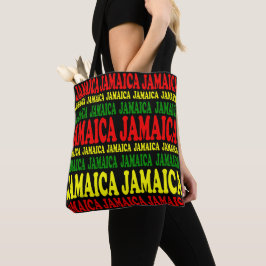 Jamaica Jamaica röd gröntgult Rasta Tygkasse