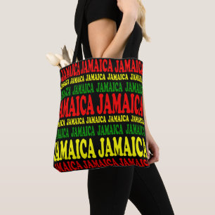 Jamaica Jamaica röd gröntgult Rasta Tygkasse