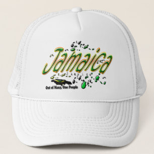 Jamaica Jamaica ut ur många folk hatt en Truckerkeps