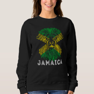 Jamaica Jamaican Flagga Lejon Head Carriböne Pride T Shirt