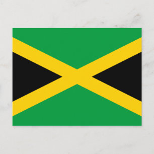 Jamaica (Jamaican) Flagga Postcard Vykort