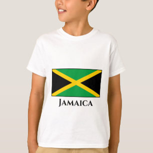Jamaica (Jamaican) Flagga T Shirt