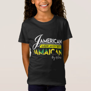 Jamaica Jamerican Jamaican American Jamaica Flagga T Shirt