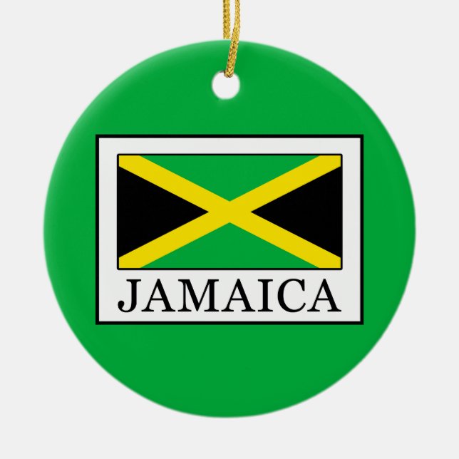 Jamaica Julgransprydnad Keramik (Framsidan)