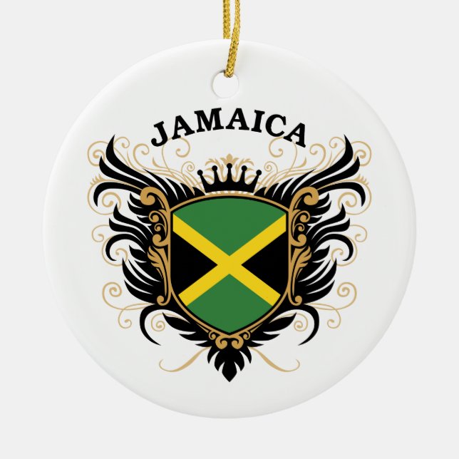 Jamaica Julgransprydnad Keramik (Framsidan)