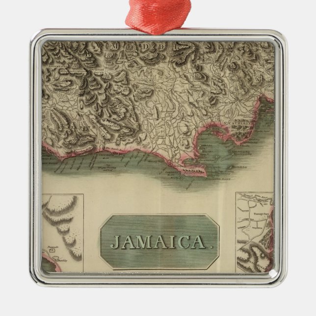 Jamaica Julgransprydnad Metall (Framsidan)