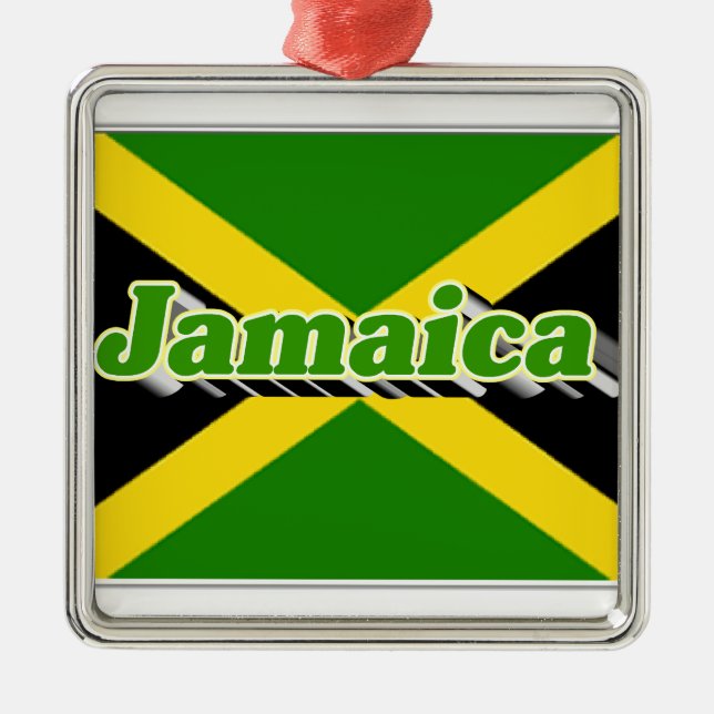 Jamaica Julgransprydnad Metall (Framsidan)