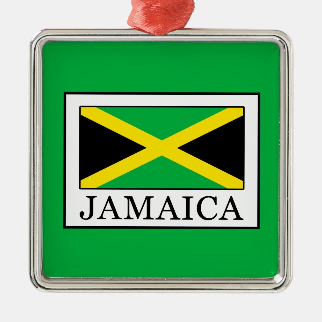 Jamaica Julgransprydnad Metall (Framsidan)
