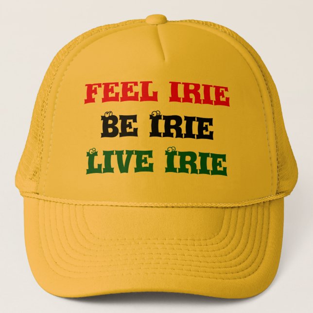 Jamaica känner irie truckerkeps (Framsida)