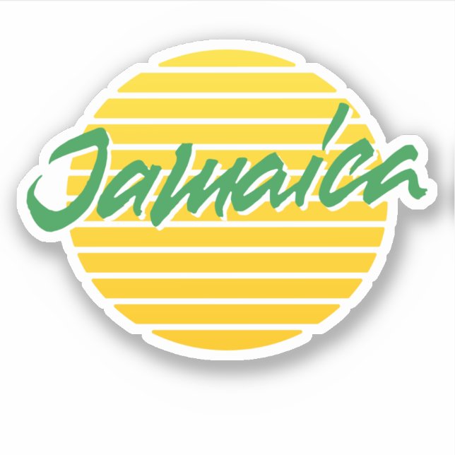 Jamaica Klistermärken (Framsida)