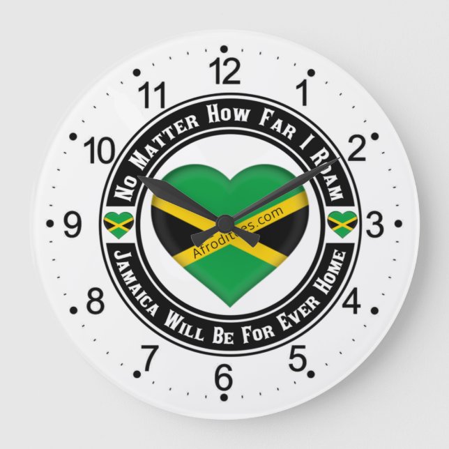 Jamaica kommer alltid att vara hemma stor klocka (Framsida)