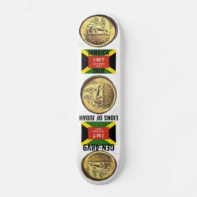 JAMAICA LEJON AV JUDAS Skateboard (Framsida)