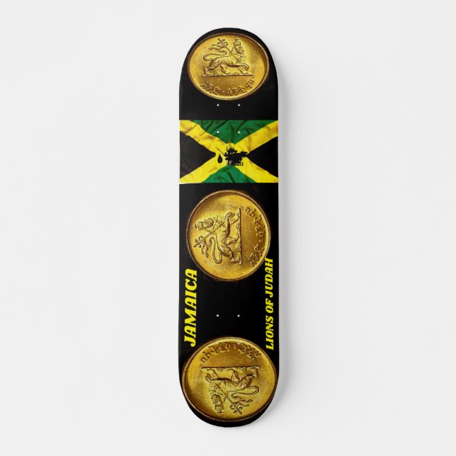 JAMAICA LEJON OF JUDAH 7 3/4’ Skateboard Deck (Framsida)