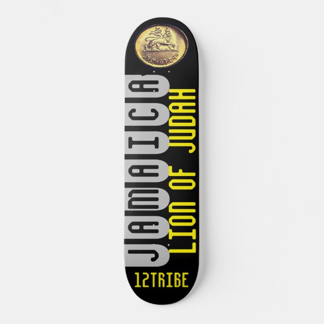 JAMAICA LEJONET AV JUDAH Skateboard (Framsida)