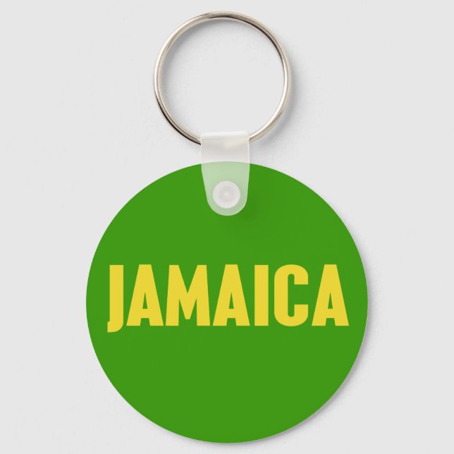 Jamaica Logotyp Keychain Nyckelring (Framsida)