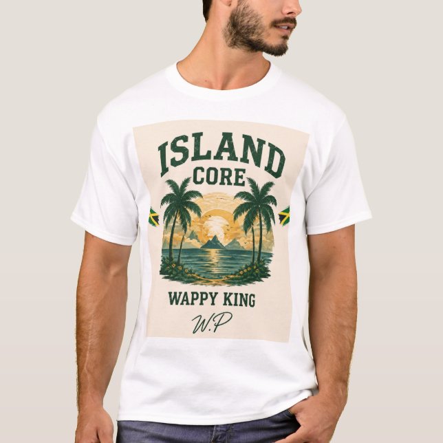 Jamaica Lyxvarumärke T-shirt  (Framsida)