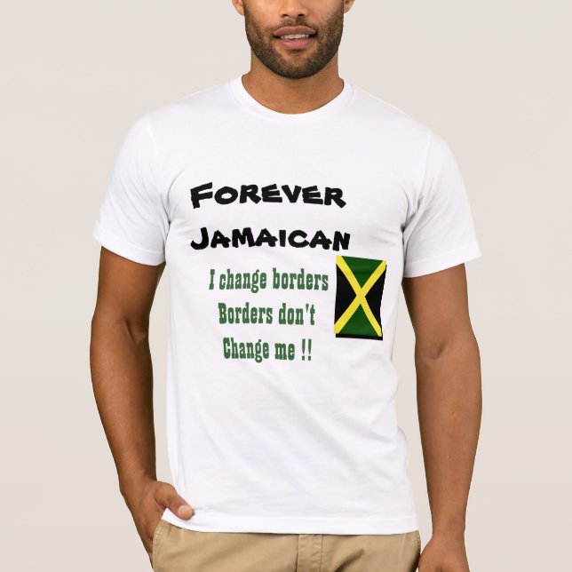 Jamaica manar-shirts t-shirt (Framsida)