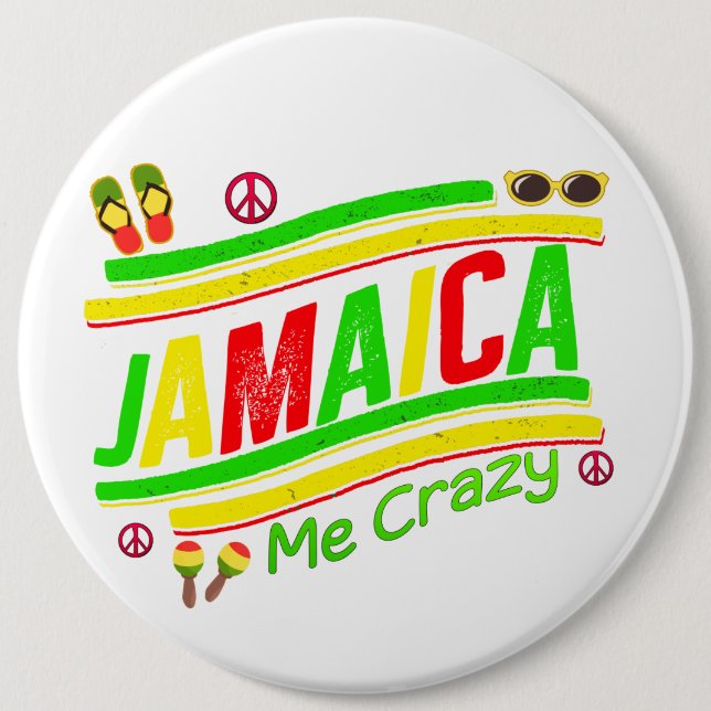 Jamaica Me Crazy Cruise Vacation Group Matching Knapp (Framsida)