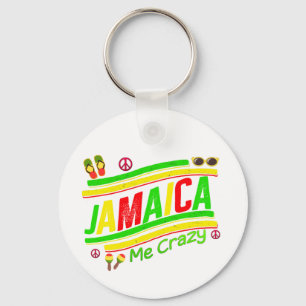 Jamaica Me Crazy Cruise Vacation Group Matching Nyckelring