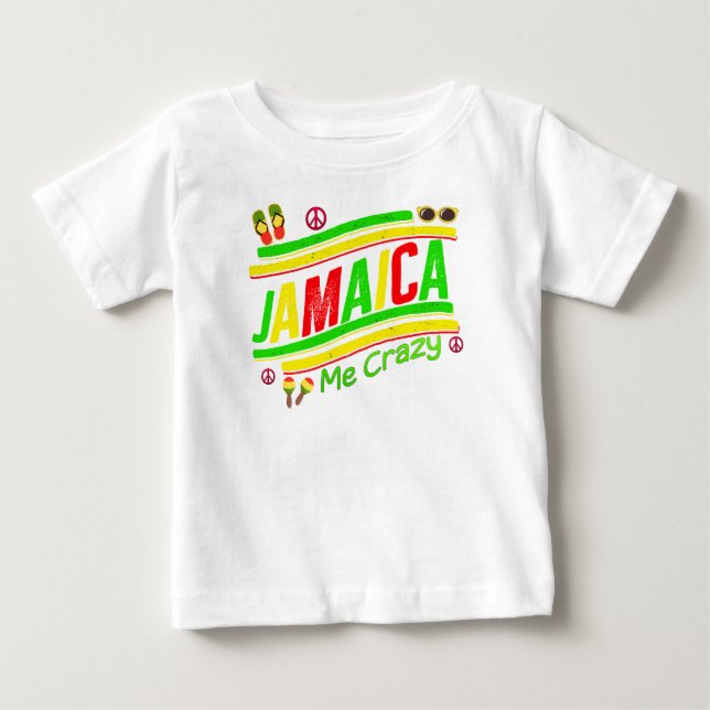 Jamaica Me Crazy Cruise Vacation Group Matching  T Shirt (Framsida)