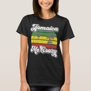 Jamaica Me Crazy Rasta Roots Sten Reggae Jamaican T Shirt