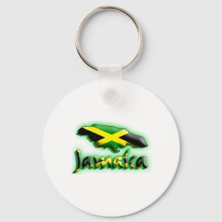 Jamaica med flagga nyckelring