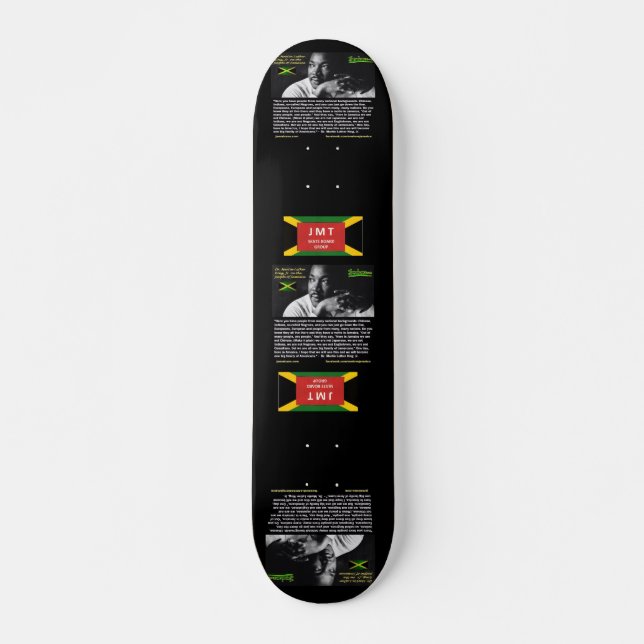 JAMAICA MLK 7 3/4-tums Skateboard Deck (Framsida)