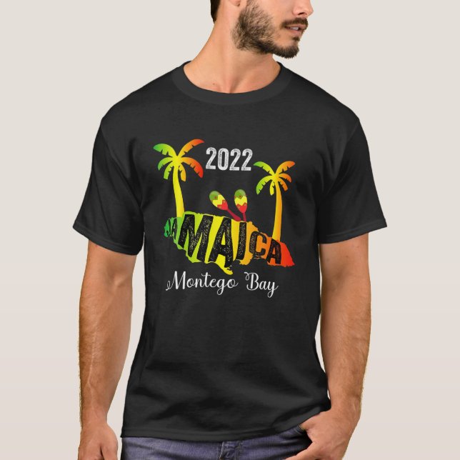 Jamaica Montego Bay 2022 Matching Group Family Set T Shirt (Framsida)