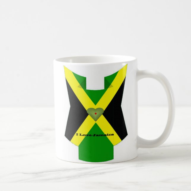 Jamaica National Färg Kaffemugg (Höger)