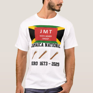 JAMAICA NATIONAL HERO. Grundläggande Mörk T-Shirt