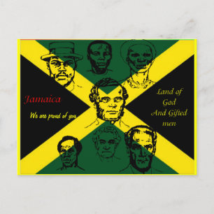 "jamaica national heroes postcards" - stolt över d vykort