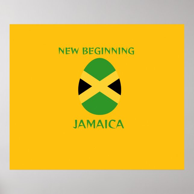 Jamaica new beginning poster (Framsidan)