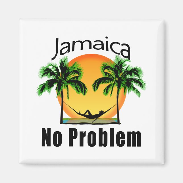 Jamaica No Problem Magnet (Framsidan)