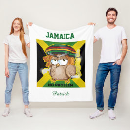Jamaica No Problem Personlig Namn Fleecefilt