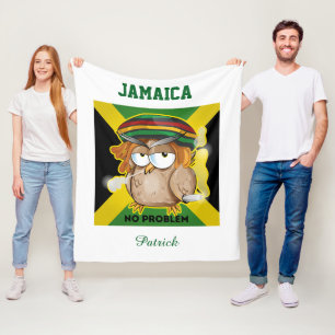 Jamaica No Problem Personlig Namn Fleecefilt