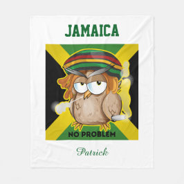 Jamaica No Problem Personlig Namn Fleecefilt